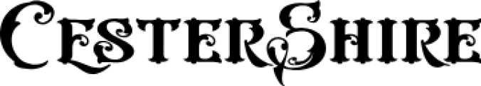 Cester Shire Font Preview