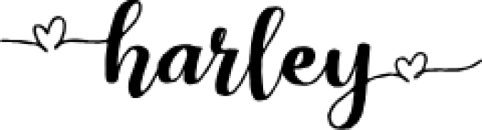 Harley Scrip Font Preview
