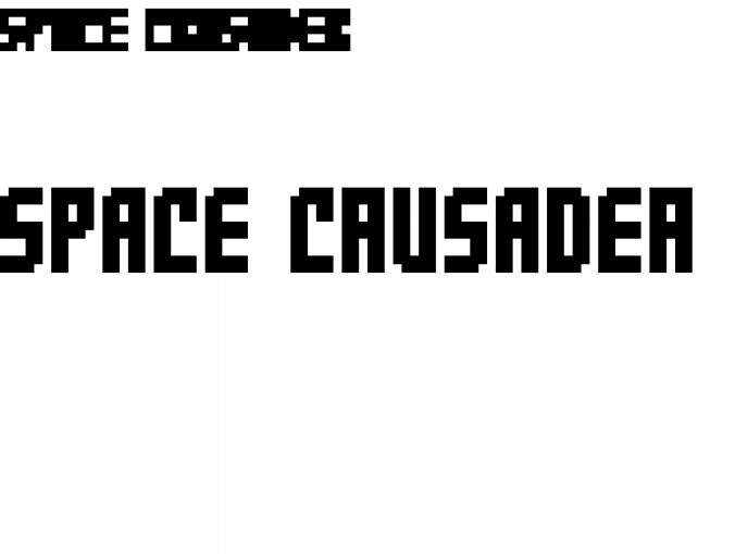 Space Crusader Font Preview