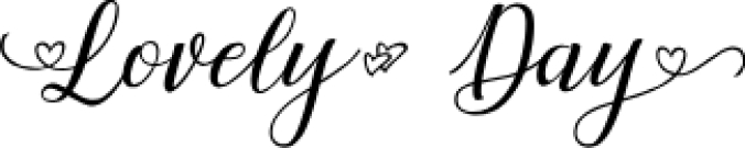 Lovely Day Font Preview