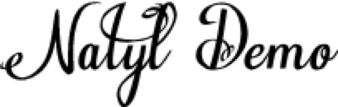 Natyl Font Preview