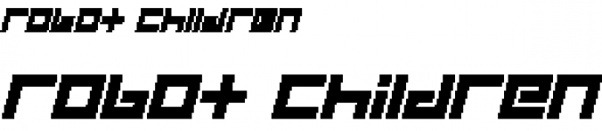 Robot Childre Font Preview