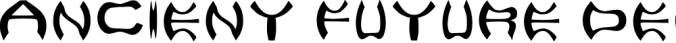 Ancient Future Dem Font Preview