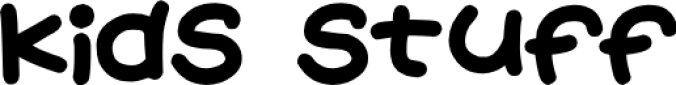 Kids Stuff Font Preview