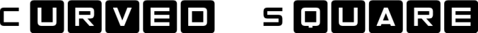 Curved Square Font Preview