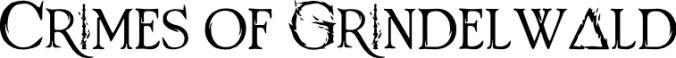 Crimes of Grindelwald Font Preview