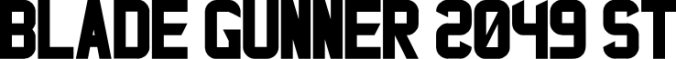Blade Gunner 2049 S Font Preview