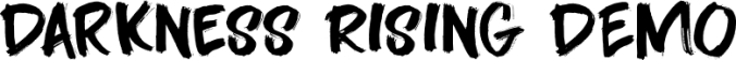 Darkness Rising DEMO Font Preview