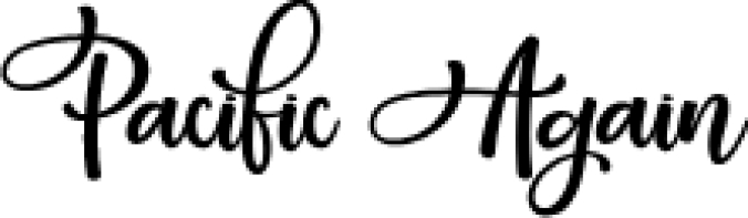 Pacific Agai Font Preview