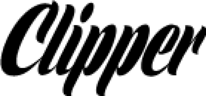 Clipper Font Preview