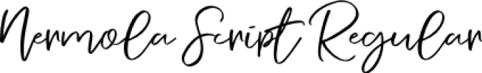 Nermola Scrip Font Preview