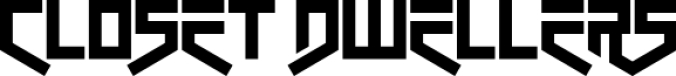 Closet Dwellers Font Preview