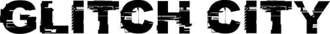 CF Glitch City Font Preview