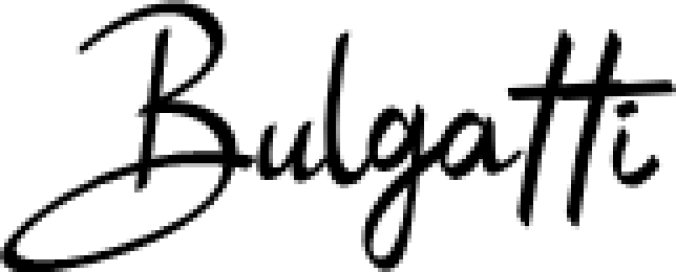 Bulgatti Font Preview