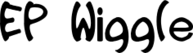 EP Wiggle Font Preview