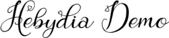 Hebydia Font Preview