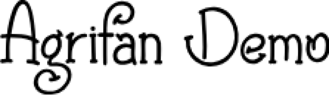 Agrifa Font Preview