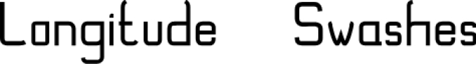 Longitude Swashes Font Preview