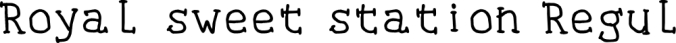 Royal sweet stati Font Preview