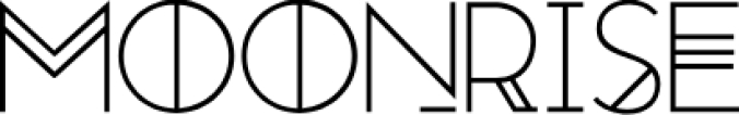 Moonrise Font Preview