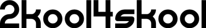 2K4S Font Preview