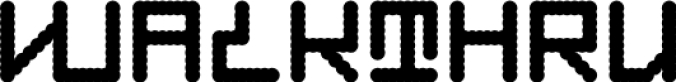 Walkthru Font Preview