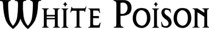 WhitePois Font Preview