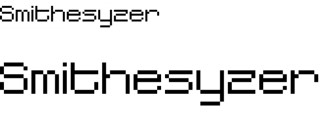Smithesyzer Font Preview