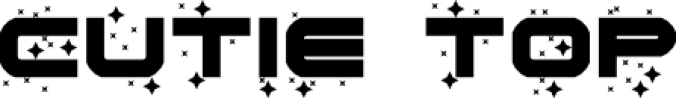 Cutie Top Font Preview