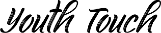 Youth Touch Font Preview
