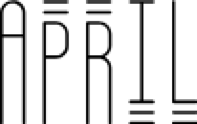 April Font Preview