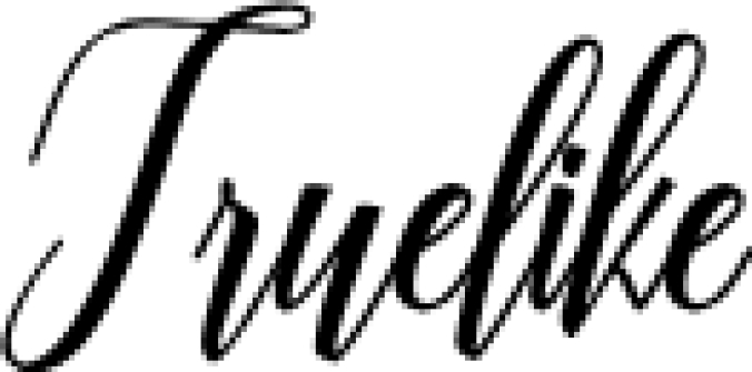 Truelike Font Preview