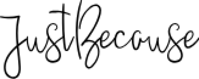 JustBecause Font Preview