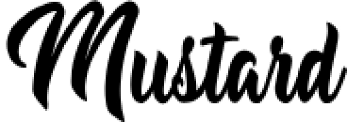 Mustard Font Preview