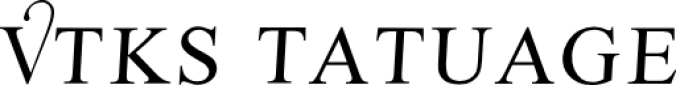Vtks Tatuage2 Font Preview