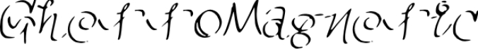 GhettoMagnetic Font Preview