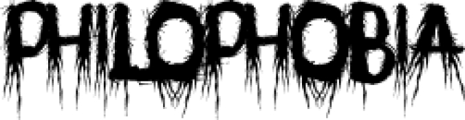 Philophobia Font Preview