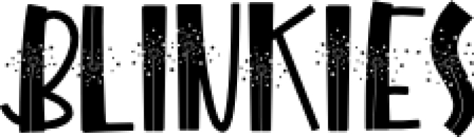 BLINKIES Font Preview