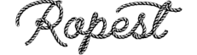 Ropes Font Preview