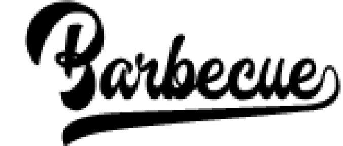Barbecue Font Preview