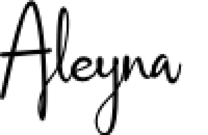 Aleyna Font Preview