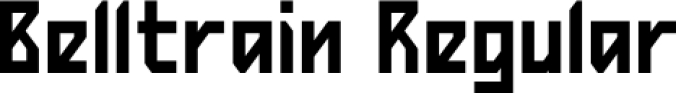 Belltrai Font Preview