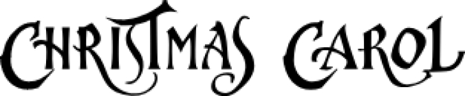 ChristmasCarol Font Preview