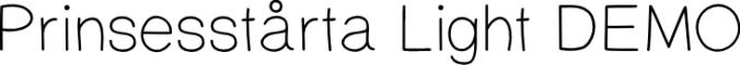 PrinsesstÃ¥rta Font Preview
