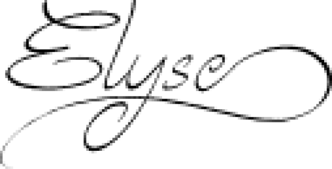 Elyse Font Preview