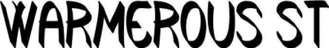 Warmerous S Font Preview