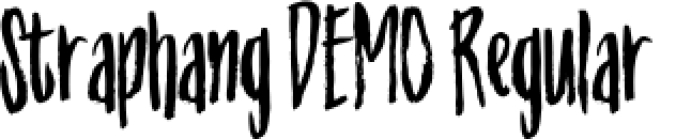 Straphang Font Preview