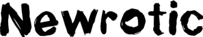 Newrotic Font Preview