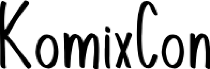KomixC Font Preview
