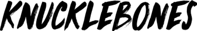 DK Knucklebones Font Preview